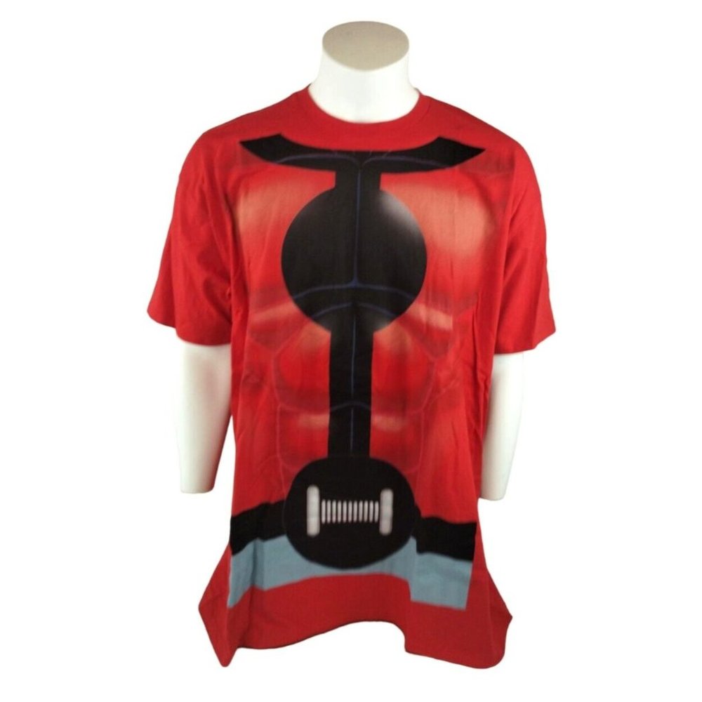 Mad Engine Marvel Ant-Man Mens 3XL Chest Graphic Red T-Shirt
